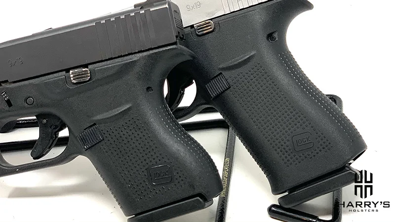 Glock 43 vs Glock 43x grip