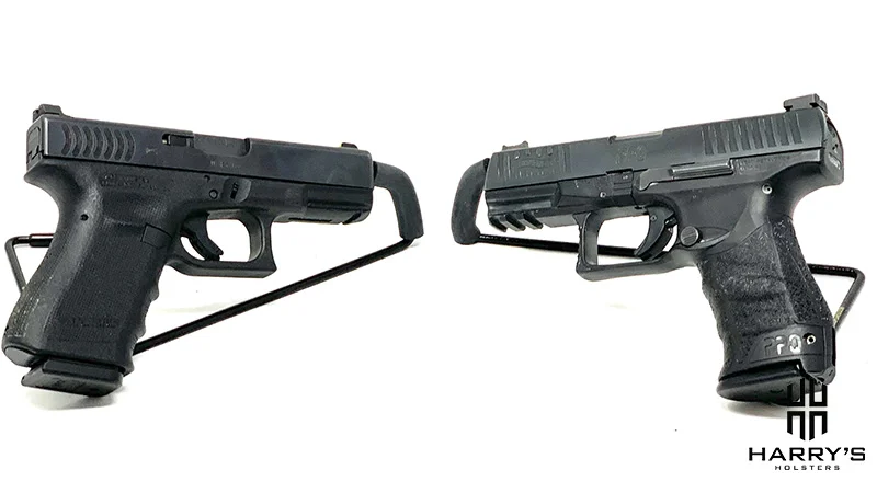 Glock 19 vs Walther PPQ facing