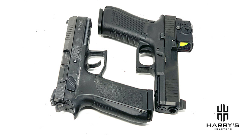 CZ P09 vs Glock 17 together