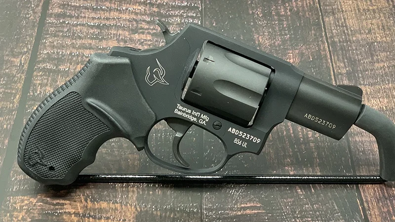 Taurus 856 Review right stand