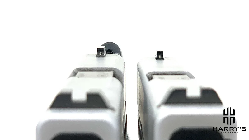 Glock 43x vs Glock 48 sights