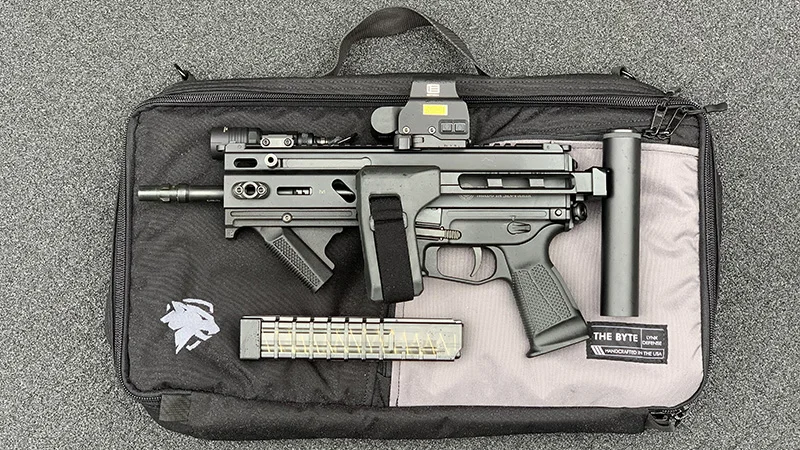The Byte packs a punch when your need a gun case for the Stribog