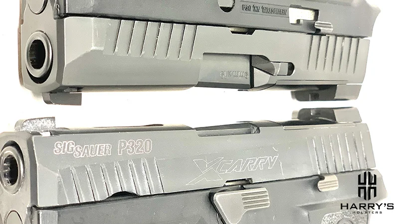 Sig P320 X Carry vs Sig P320 X Compact slide