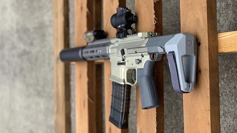 Honey Badger Pistol Angle Pallet 1