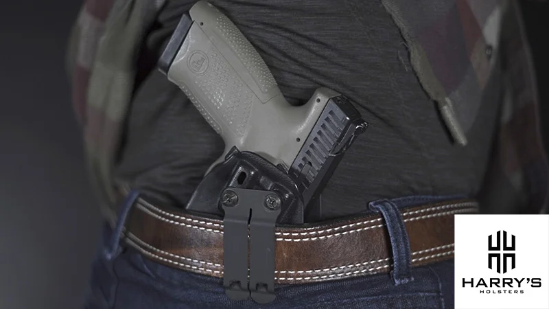 CZ P10c IWB holster strong side carry